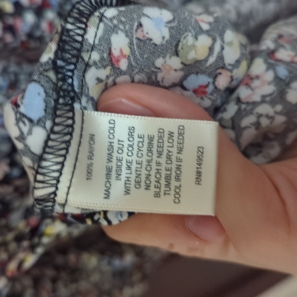 Alexander Jordan Floral Cottagecore Blouse Size Large - Picture 5 of 5